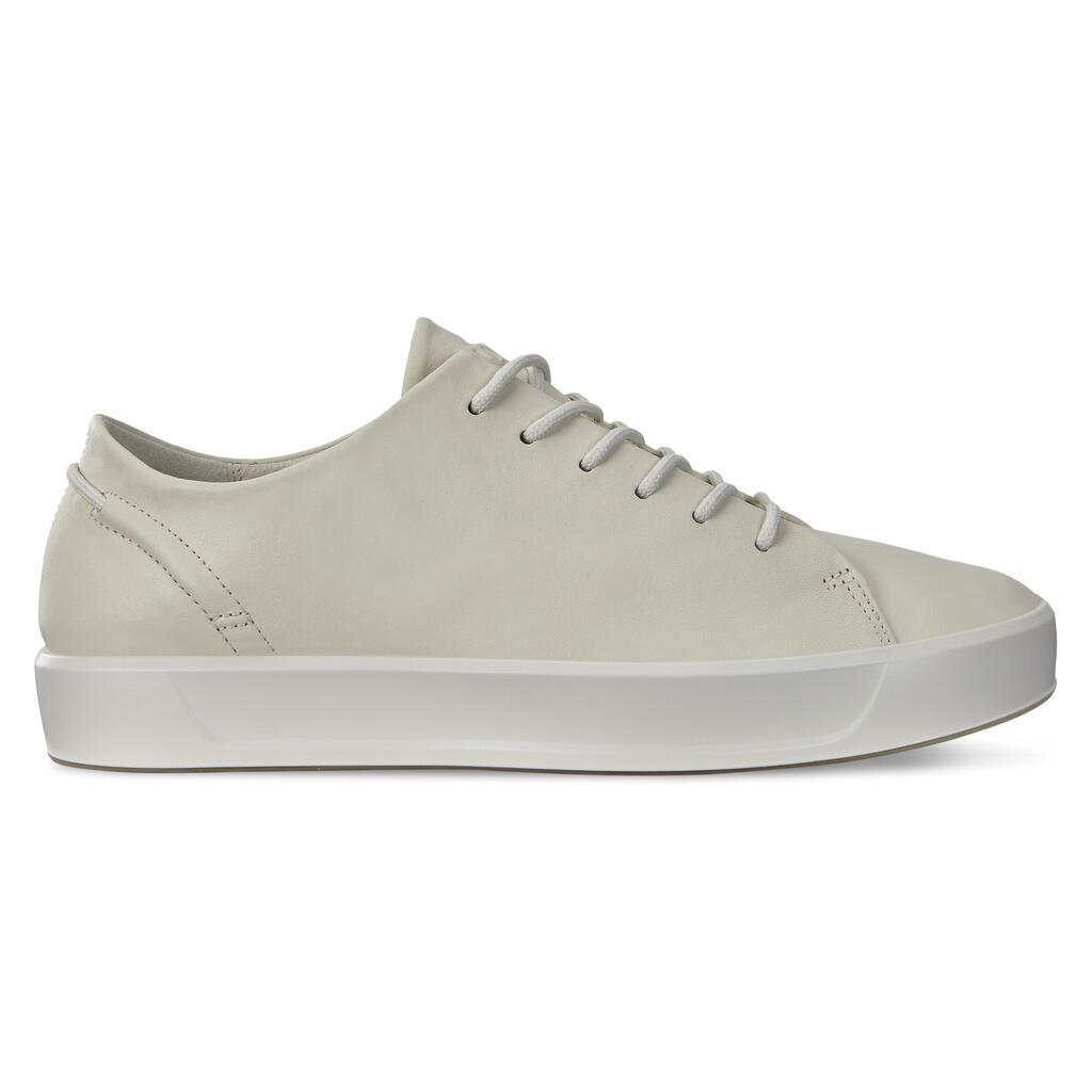 Baskets Ecco Soft 8 Homme Grise / Blanche 0128-UQTLG